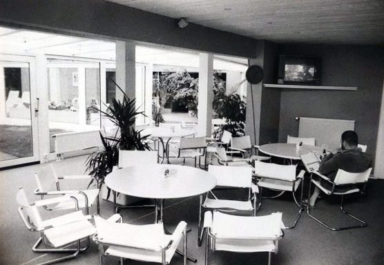 Historischer Gastronomiebereich der Parksauna Trier